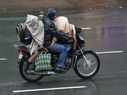 With the north east monsoon active over south India, the weather office today forecast rain or thundershowers in the region tomorrow. AP file photo