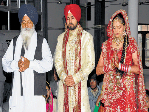 A file photo of Sikh wedding. Kulbir Kalsi