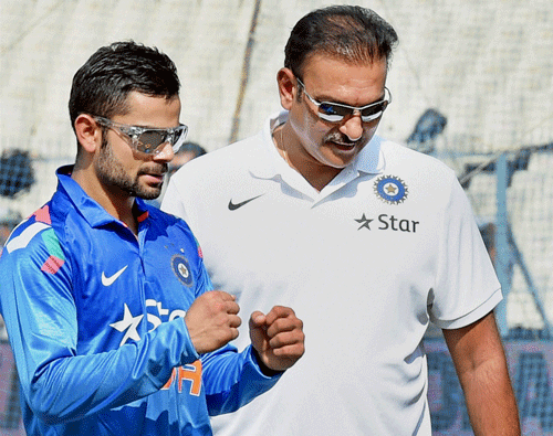 New Indian captain Virat Kohli should channelise his aggressive attitude in the right direction, according to Team Director Ravi Shastri, who said Mahendra Singh Dhoni's 'selfless act' of retiring from Test cricket format at the right time should also be given its due respect. PTI file photo