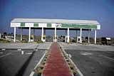 The toll plaza at Narepally, in the outskirts of Bagepalli. DH Photo