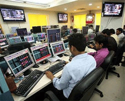 The Benchmark indices - BSE Sensex and NSE Nifty - retreated from their record highs struck after the Reserve Bank of India (RBI) slashed key policy rates, as the initial excitement proved to be short-lived on the back of hectic profit-taking, though crawled back to end modestly higher during the holiday shortened week. Reuters photo