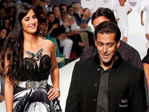Once romantically linked with him, actress Katrina Kaif is all praise for Salman Khan and says her journey in life and Bollywood would have been difficult without the unique superstar. PTI FIle Photo