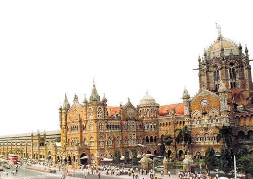 Chhatrapati Shivaji Terminus Railway Station.