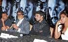 joint venture Ramgopal Varma, Amitabh Bachchan, Sudeep and Neetu Chandra at the press conference.