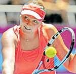 Nadia Petrova of Russia during her win over compatriot Svetlana Kuznetsova. AP