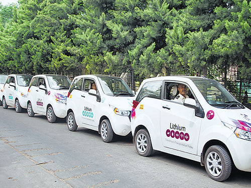 Many MNCs with big employee numbers have shown keen interest to sign up for the electric cab services.