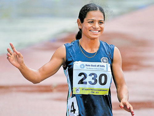 reasons to smile: The Court of Arbitration for Sport's decision has brought joy back to Dutee Chand's face. file photo