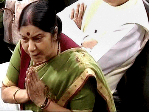 Sushma Swaraj. PTI