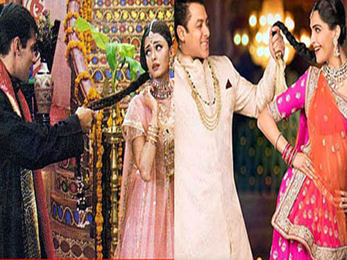 A recent poster of 'Prem Ratan Dhan Payo' shows similarities with Hum Dil De Chuke Sanam, a movie which still remains the epitome of romance in Bollywood.