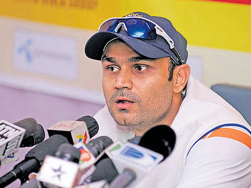boundary in sight Virender Sehwag may leave the scene after the current Ranji Trophy campaign for Haryana.