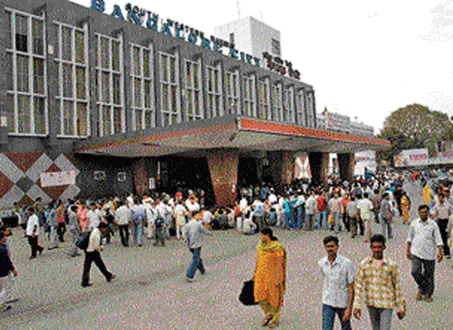 Bengaluru railway station. DH file photo
