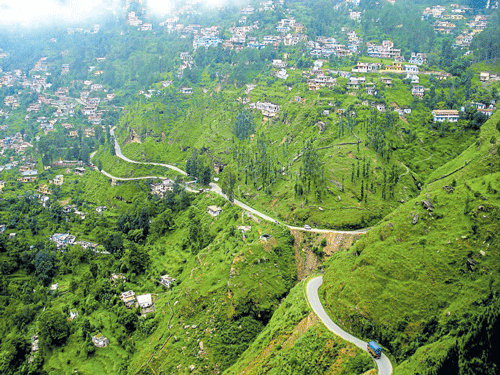 a view of Almora (Photo by Author).
