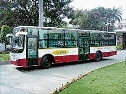 The bus designed by KSRTC which has received commendation from the Centre. dh photo