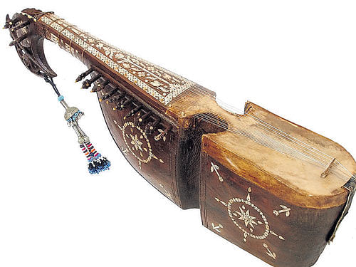 music's  companion Rubab is a short-necked lute.