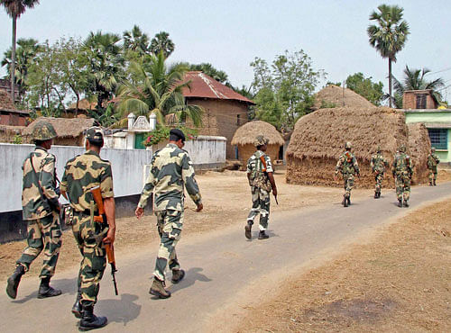 Tension also prevailed at Sian village under Nanoor constituency in Birbhum and at Kankartala village under Dubrajpur constituency with the Forward Bloc alleging that their agents were threatened by the Trinamool Congress. PTI file photo