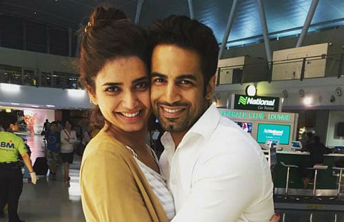 They got engaged last year, when Upen, 33, proposed to the actress on dance show Nach Baliye 7, where they were participants.  Image courtesy: Instagram