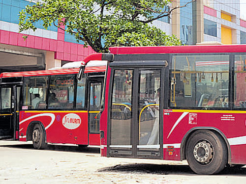 The BMTC is ready to instal the system and conducted trial runs. It's just waiting for Chief Minister Siddaramaiah to inaugurate it. Reddy said the system would help the corporation plug revenue pilferage and get onto the path of profit. DH file photo