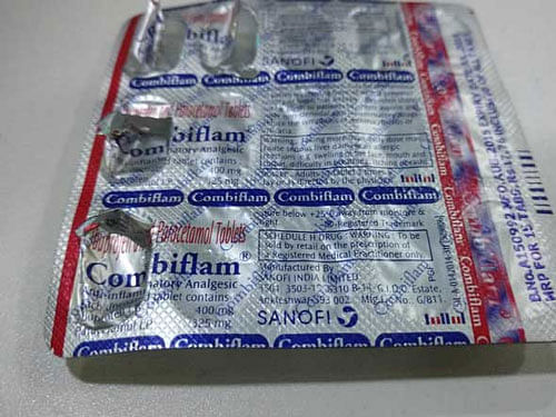 In the case of Combiflam, though the disintegration time was delayed, doctors and patients can be assured that there is no impact on the safety and efficacy of the product, the spokesperson added. screen grab