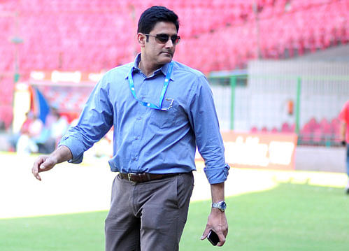 Indian cricket team's head coach Anil Kumble. DH file photo