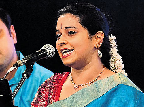 melodious A recital by Aishwarya Vidya Raghunath.  dh photo by kishor kumar bolar