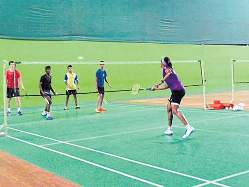 The gameof badminton is finding more takers in the city