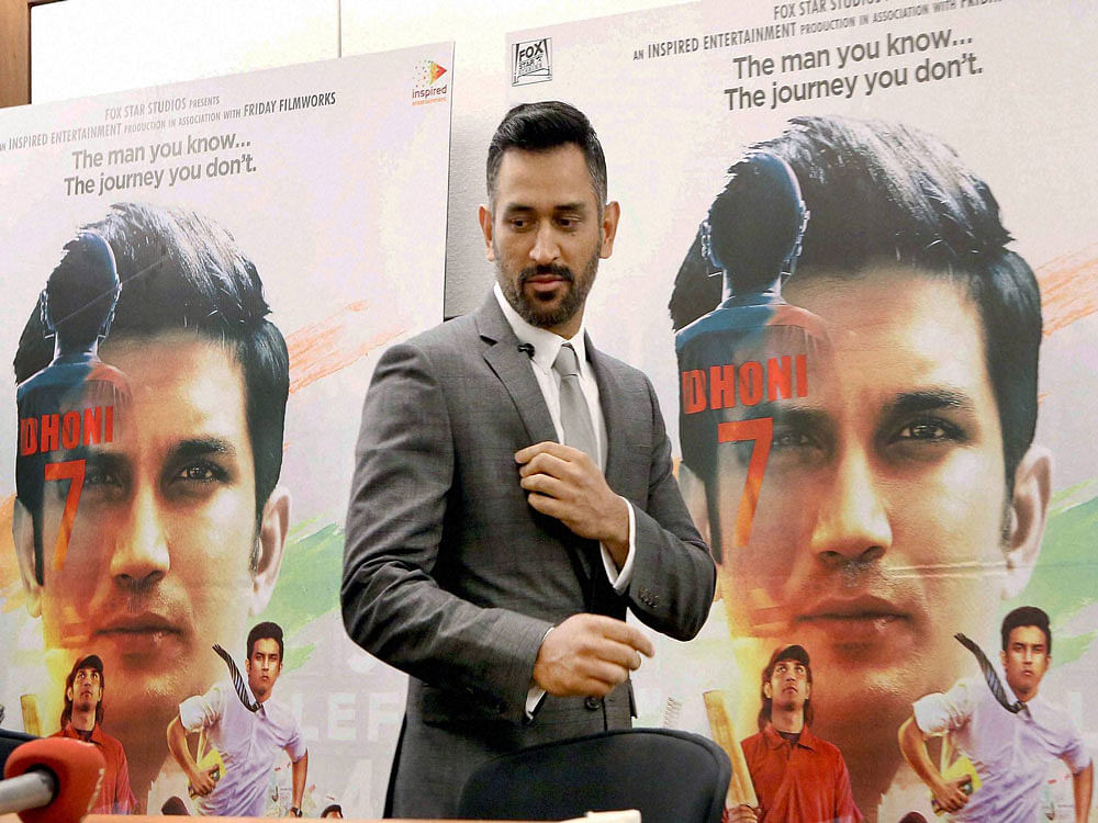 Distributors in Pakistan have refused to release the film starring actor Sushant Singh Rajput as the Indian cricket captain. PTI File Photo.
