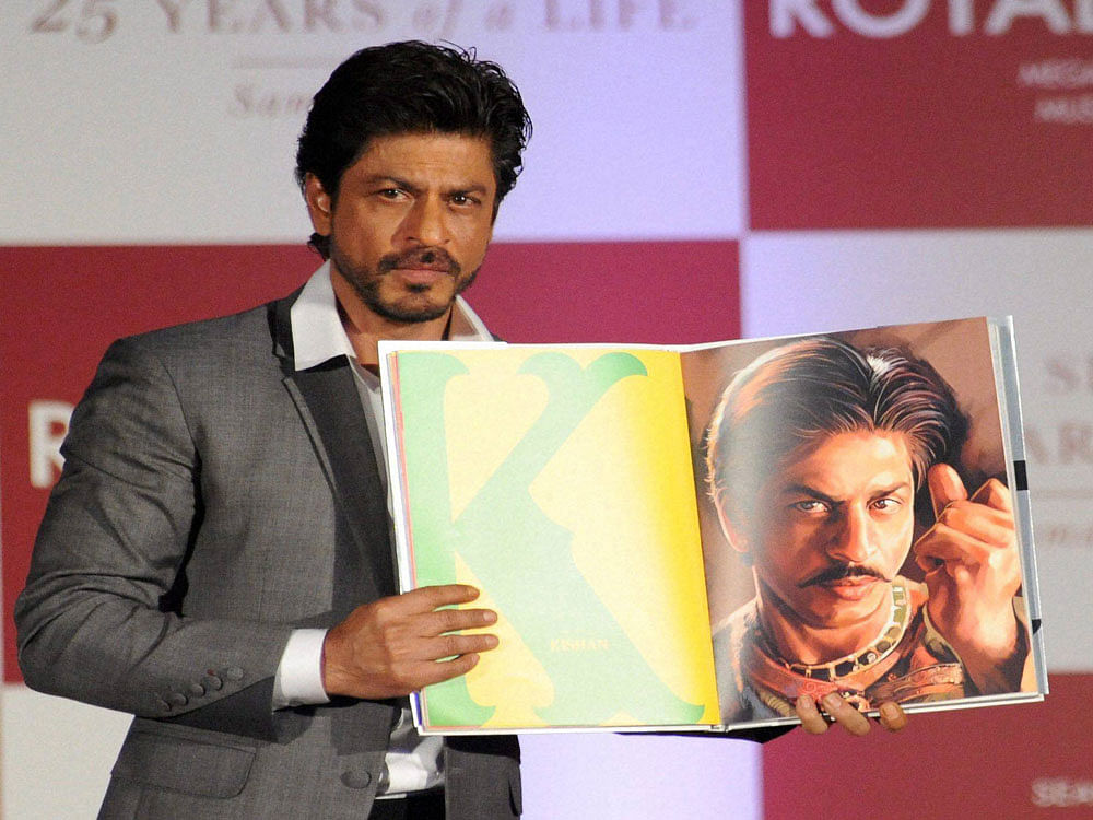 'Stardom hasn't restricted me but it is sometimes awkward to say that being in this position, the choices are fewer,' Shah Rukh said at the launch of his biography, 'SRK: 25 Years Of a life', here last night. PTI Photo