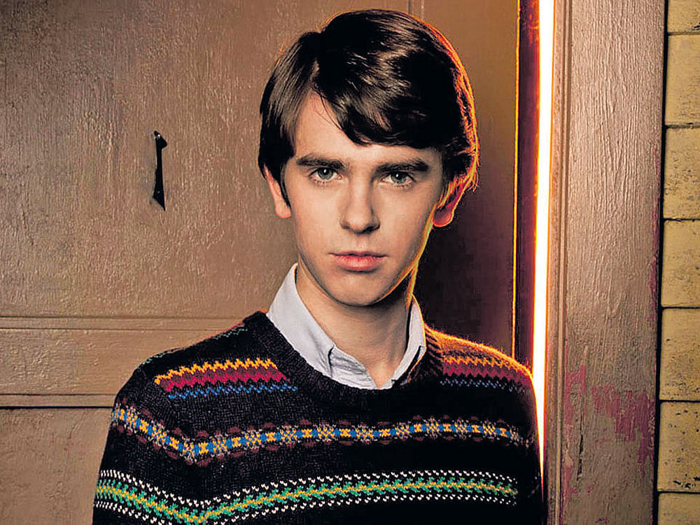 all grown up Actor Freddie Highmore, now 24.