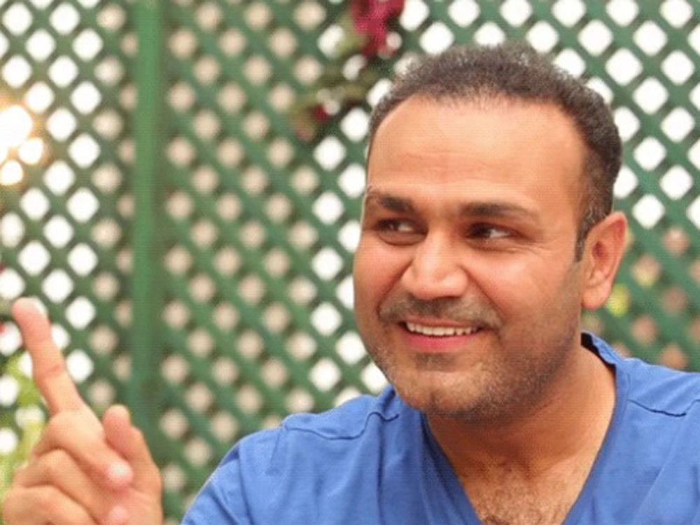 The 15-episode series will have Sehwag give a humorous take on tackling real life problems which people encounter. Courtesy Viu India/Twitter