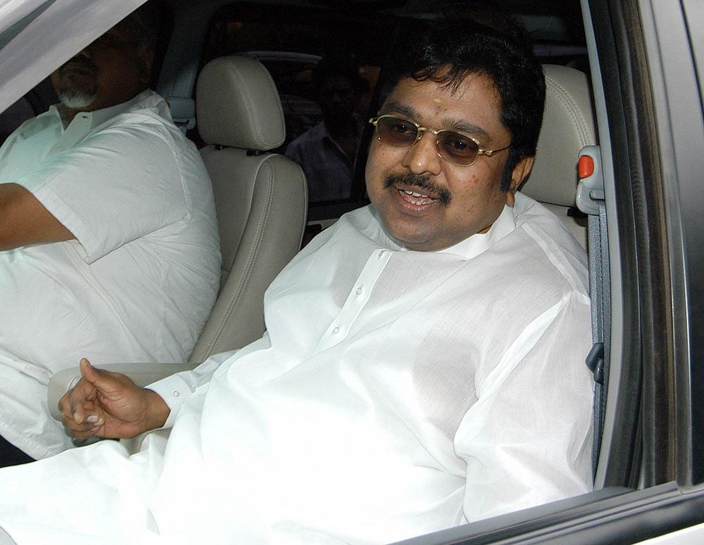 AIADMK Deputy General Secretary TTV Dinakaran said they were completely 'false' and showed DMK leader's 'uncultured side'. DH file photo