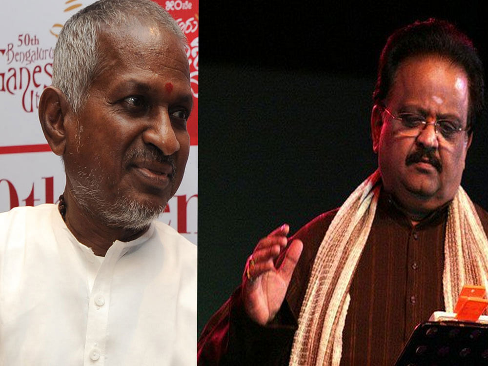 Recently, legendary singer SP Balasubrahmanyam was slapped with a legal notice from music maestro Ilayaraja for singing his compositions without his permission.  File photo