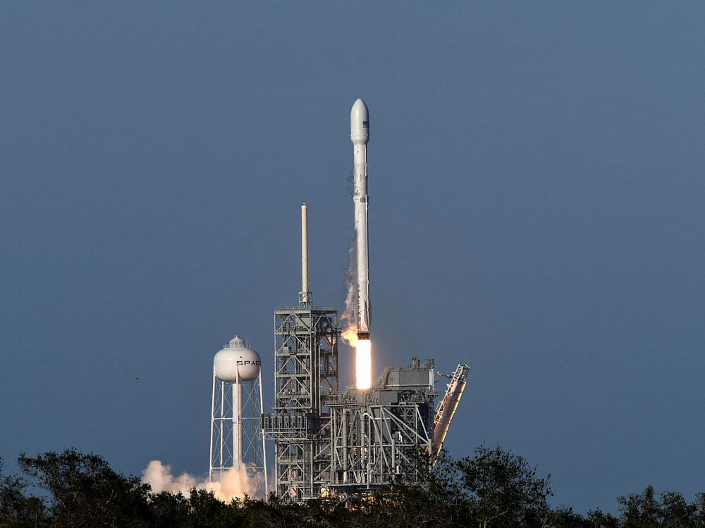 A SpaceX Falcon 9 rocket lifts off from Kennedy Space Center in Cape Canaveral, Fla., Thursday, March 30, 2017. SpaceX launched its first recycled rocket Thursday, the biggest leap yet in its bid to drive down costs and speed up flights. AP/PTI Photo