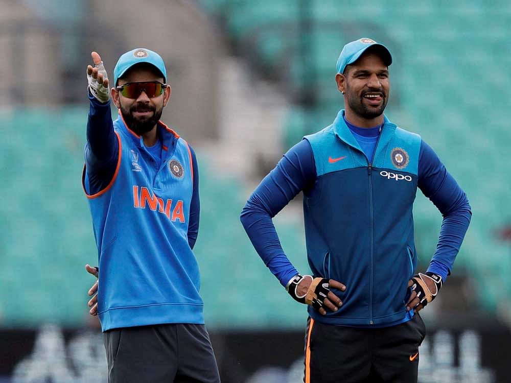 While left-handed opener Dhawan has received 87.76 lakh, Kohli has pocketed Rs 83.07 lakh as his share, according to information on the website of the Indian cricket board on payments over Rs 25 lakh made in May. PTI File Photo