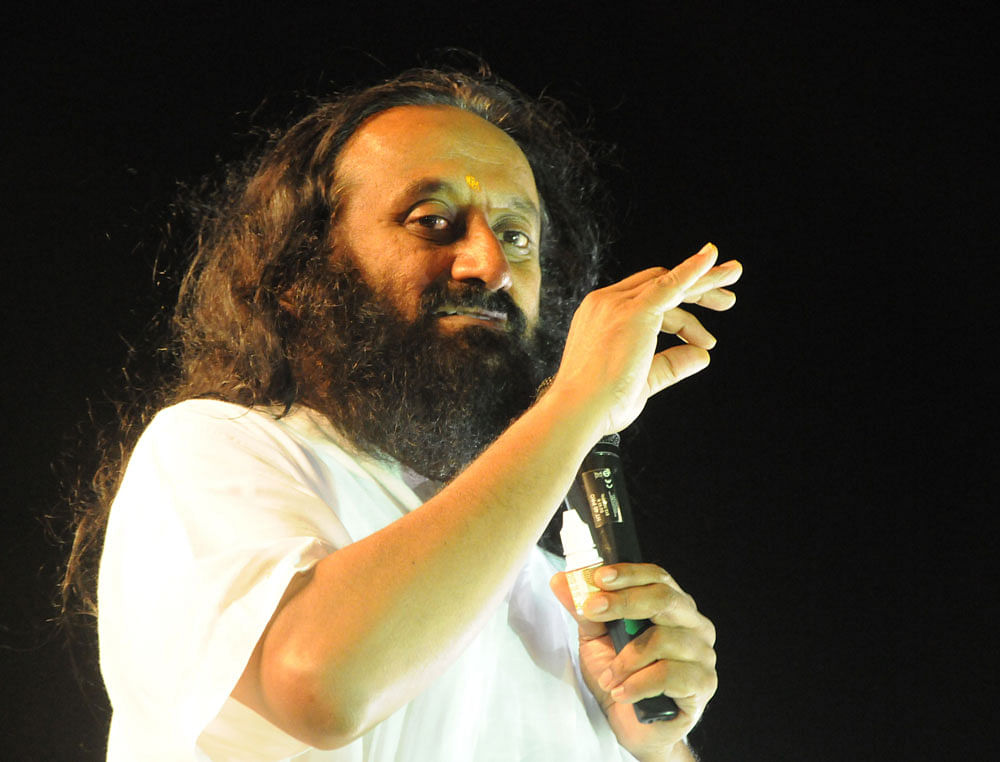 Art of Living (AoL) founder Sri Sri Ravishankar. DH File photo