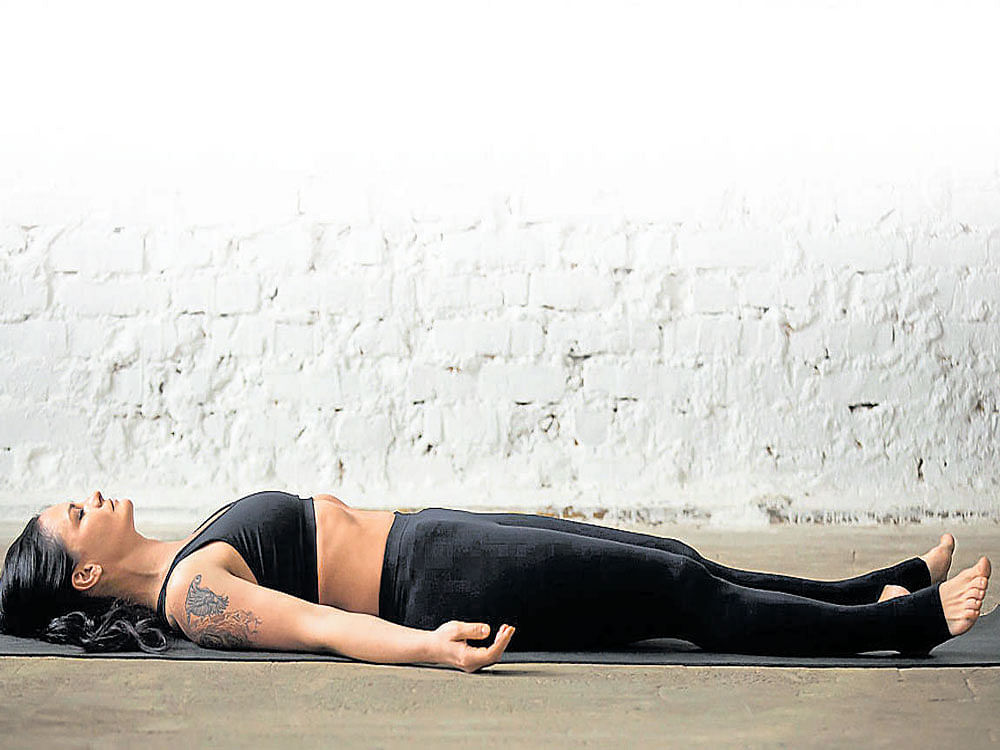 Practitioners say that yoga can induce a good night's sleep.