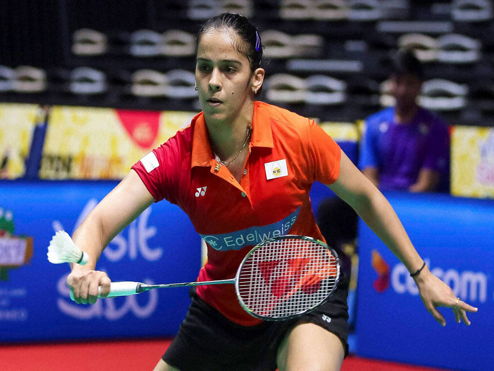 In the women's singles, Saina was up against a tough opponent in fourth seed Sung Ji Hyun of Korea but the former world no.1 showed her masterclass to beat her opponent in straight games. PTI file photo