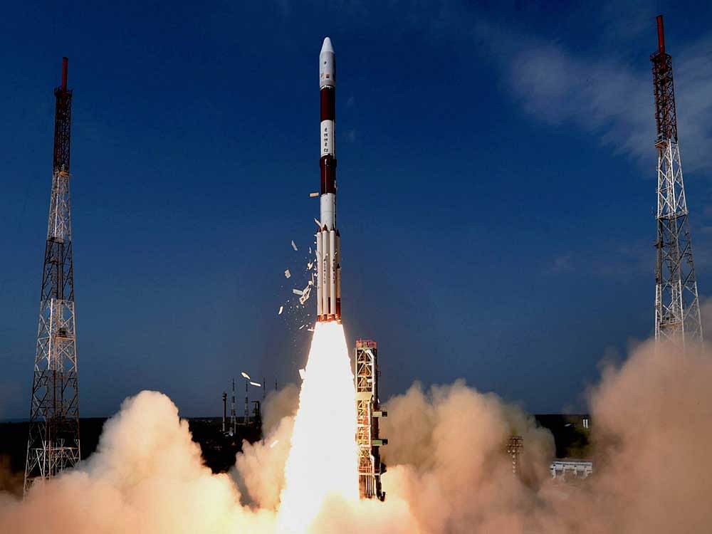 To be launched on board PSLV-C39, IRNSS-1H will be a 'back up' navigation satellite for IRNSS-1A, one among the seven satellites in the constellation, as its three rubidium atomic clocks on board had stopped functioning. Representational Image. Photo credit: PTI.