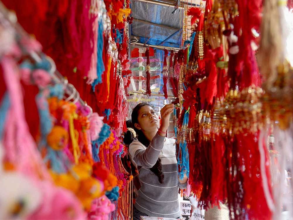 An uproar has forced the Daman and Diu administration to withdraw a controversial order asking women employees to tie 'Rakhi' to their male colleagues on Rakshabandhan festival. Press Trust of India file photo