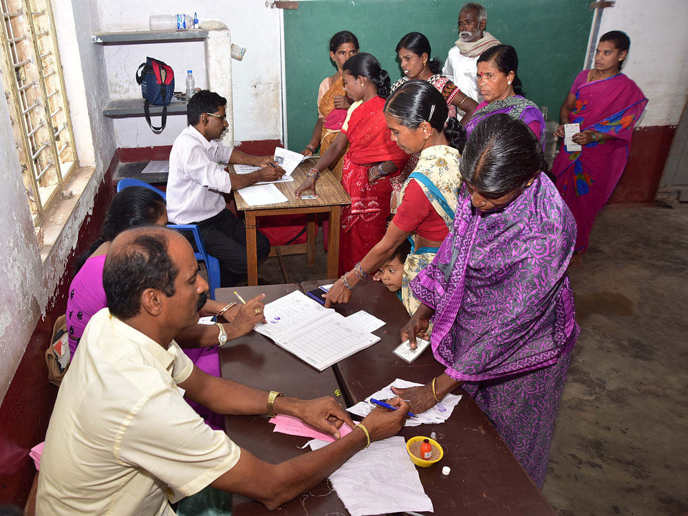 For overseas Indians, the Representation of the People Act needs to be amended to include proxy voting as other means to cast their votes. DH file image for representation.
