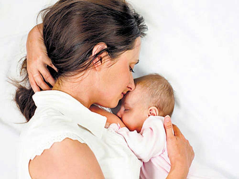 Breastfeeding Week is observed in the first week of August to focus attention on the promotion and support of breastfeeding. This year's theme is 'Sustaining Breastfeeding'. DH Photo. Representational Image.