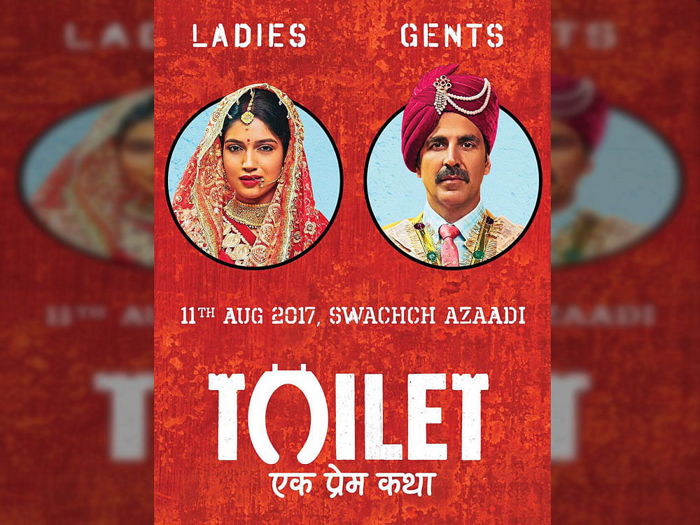 Poster of Toilet: Ek Prem Katha. Photo via Twitter.