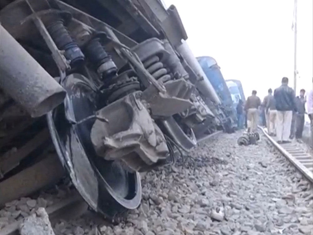 However, the railways said 25 persons were injured in the incident and that the dumper did not belong to them. Reuters file photo for representaional purpose only