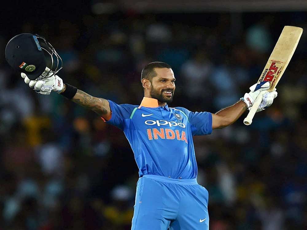 Like it has happened during the past few months, Shikhar Dhawan pummelled the Lankan bowlers into submission with an unbeaten 132. Photo credit: PTI. In picture:  Shikhar Dhawan. Representational Image.