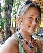 This undated photo provided by her family shows the British teenager, Scarlett Keeling, who was found dead on Anjuna beach in Goa. AP