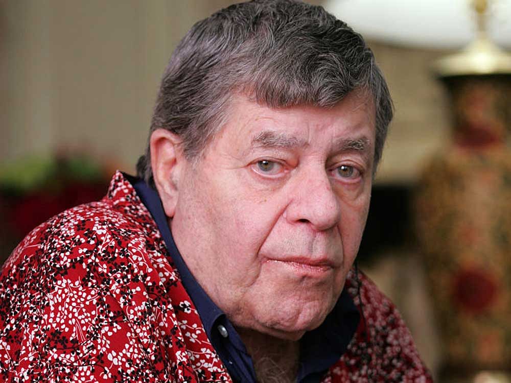 Jerry Lewis during an interview at the Waldorf Towers in New York in October 2005.