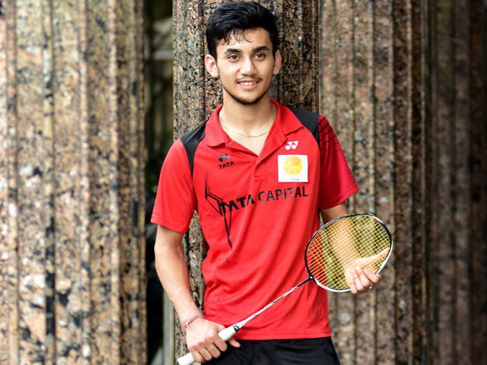 Go with Dh sports interview... Junior badminton player Lakshya Sen, seen at the KSBA, in Bengaluru on Monday. Photo/ B H Shivakumar
