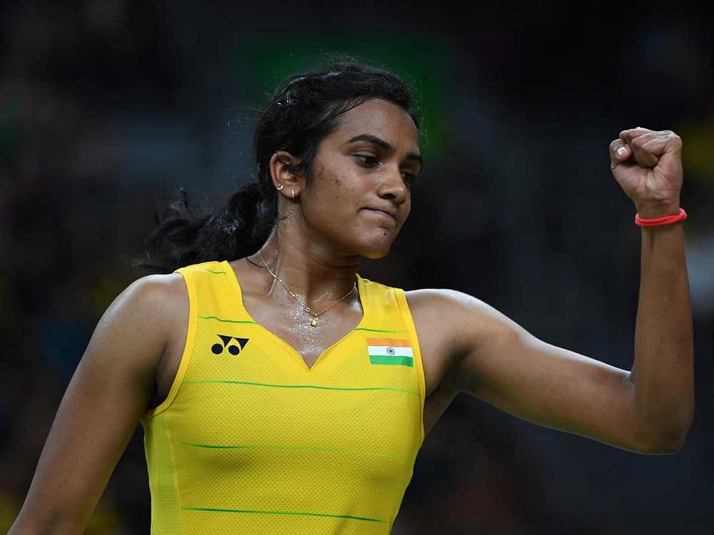SOARING NEW HEIGHTS P V Sindhu has emerged as the new face of Indian badminton that has been on the high over the last few years. DH FILE PHOTO