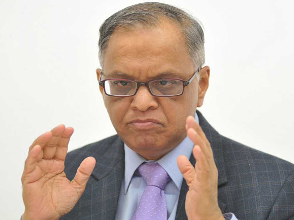 Naryana Murthy feels that autonomous educational institutes are necessary to inculcate the required temperament to identify and solve problems in students.