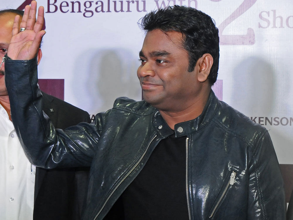 Rahman says from musicians and singers working with him, to the people, who like his work, everyone inspires him. Photo credit: DH photo.