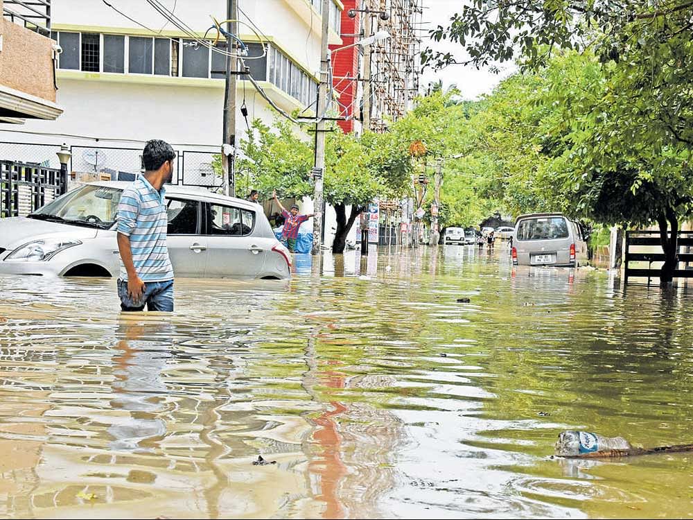 This is the IISc team's second report on the city's flooding. The first report was published in 2009. DH file photo